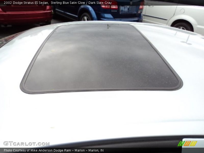 Sterling Blue Satin Glow / Dark Slate Gray 2002 Dodge Stratus ES Sedan