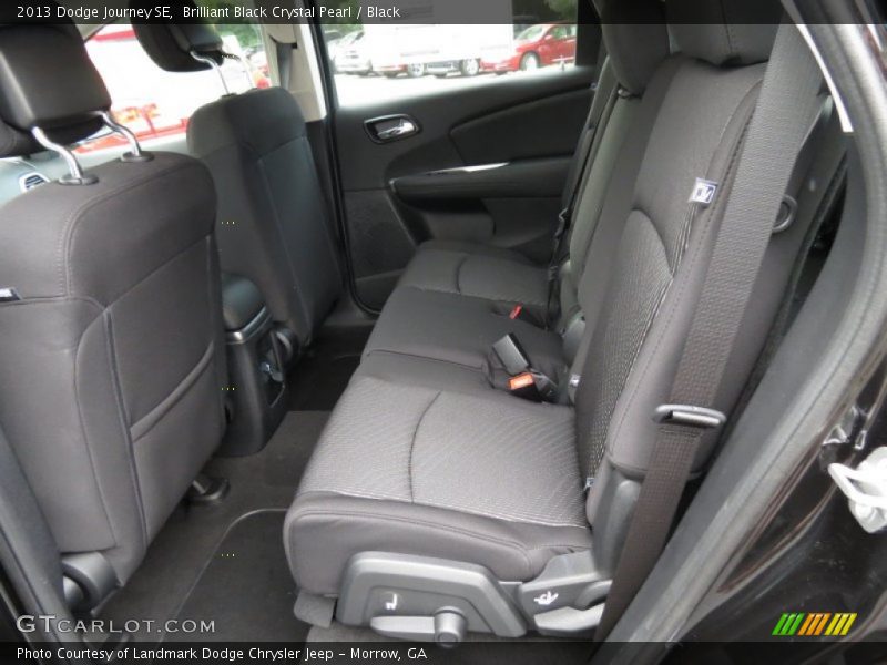 Brilliant Black Crystal Pearl / Black 2013 Dodge Journey SE