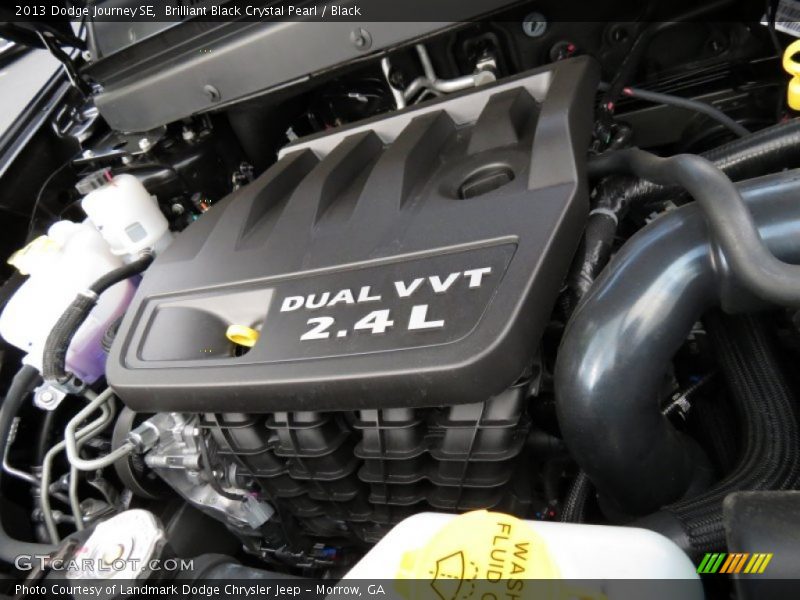 Brilliant Black Crystal Pearl / Black 2013 Dodge Journey SE
