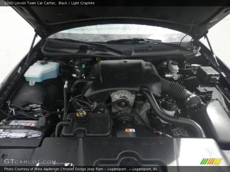 Black / Light Graphite 2000 Lincoln Town Car Cartier