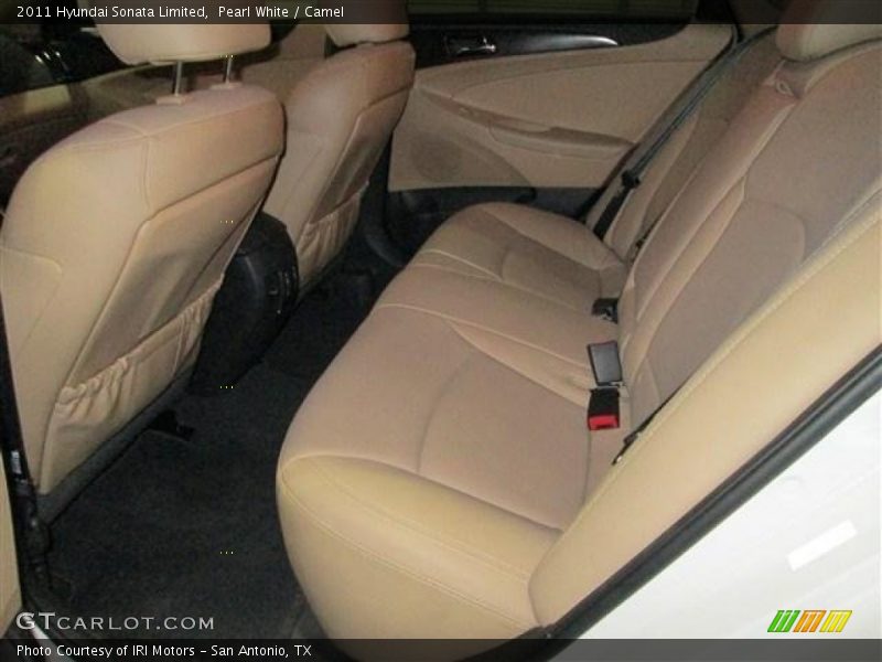 Pearl White / Camel 2011 Hyundai Sonata Limited