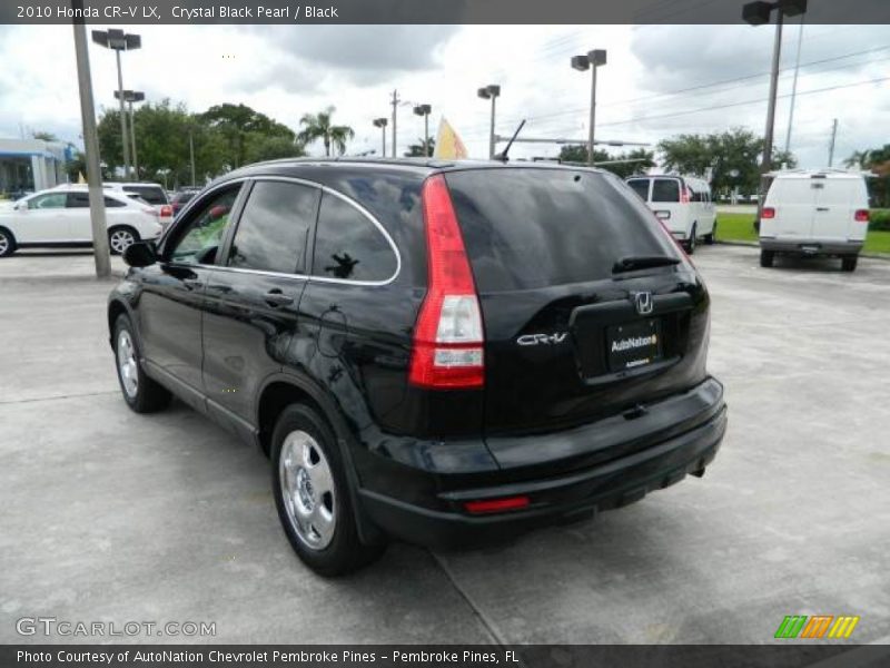 Crystal Black Pearl / Black 2010 Honda CR-V LX