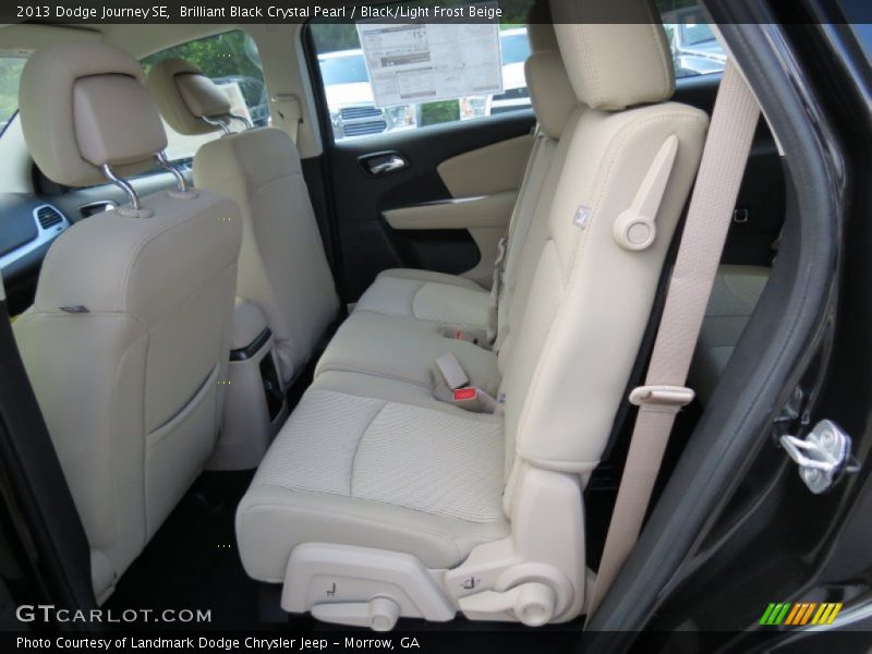 Brilliant Black Crystal Pearl / Black/Light Frost Beige 2013 Dodge Journey SE