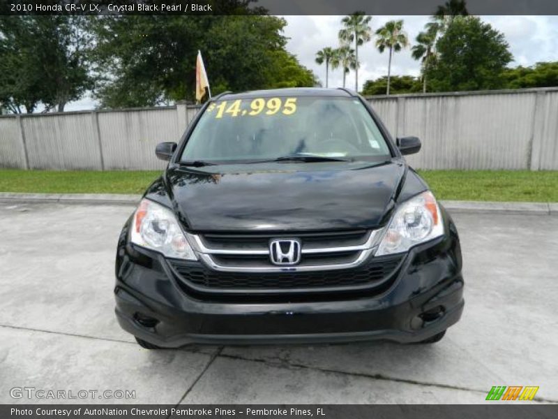 Crystal Black Pearl / Black 2010 Honda CR-V LX