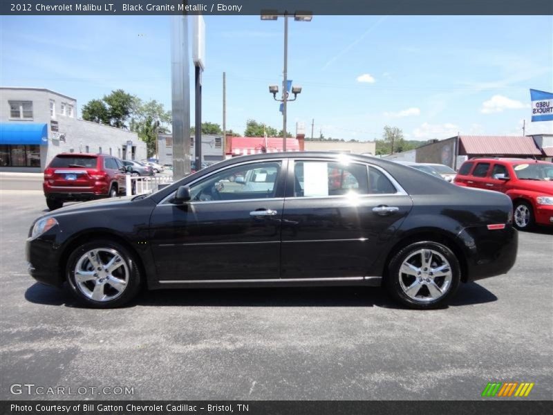 Black Granite Metallic / Ebony 2012 Chevrolet Malibu LT