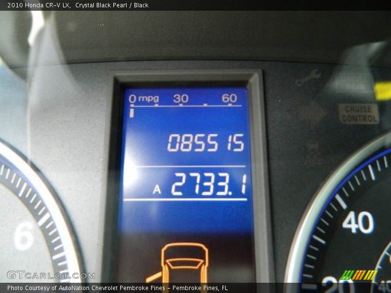 Crystal Black Pearl / Black 2010 Honda CR-V LX