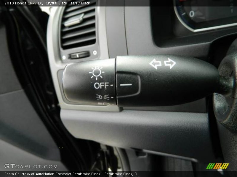 Crystal Black Pearl / Black 2010 Honda CR-V LX