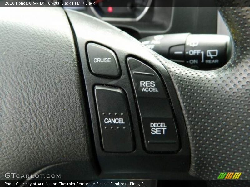 Crystal Black Pearl / Black 2010 Honda CR-V LX