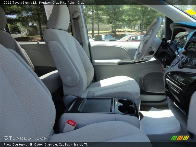 Predawn Gray Mica / Light Gray 2012 Toyota Sienna LE