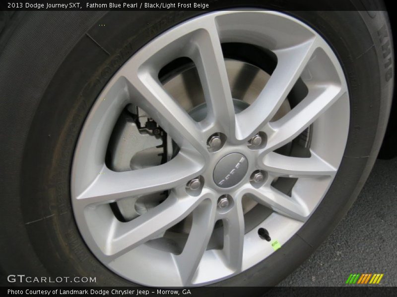Fathom Blue Pearl / Black/Light Frost Beige 2013 Dodge Journey SXT