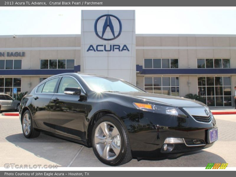 Crystal Black Pearl / Parchment 2013 Acura TL Advance