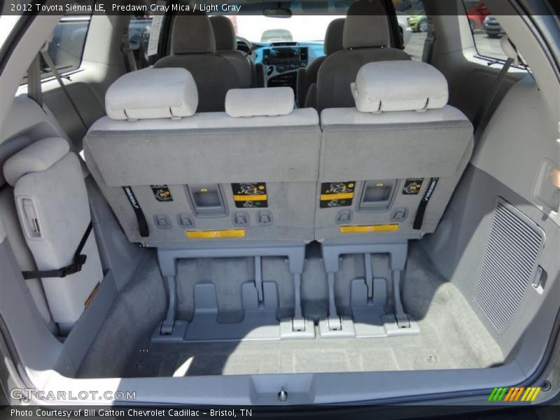 Predawn Gray Mica / Light Gray 2012 Toyota Sienna LE