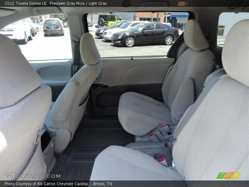 Predawn Gray Mica / Light Gray 2012 Toyota Sienna LE