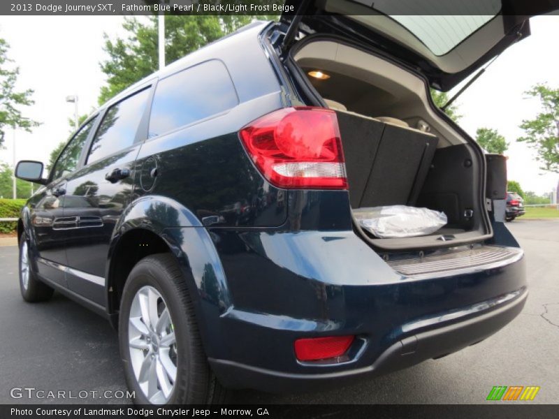 Fathom Blue Pearl / Black/Light Frost Beige 2013 Dodge Journey SXT
