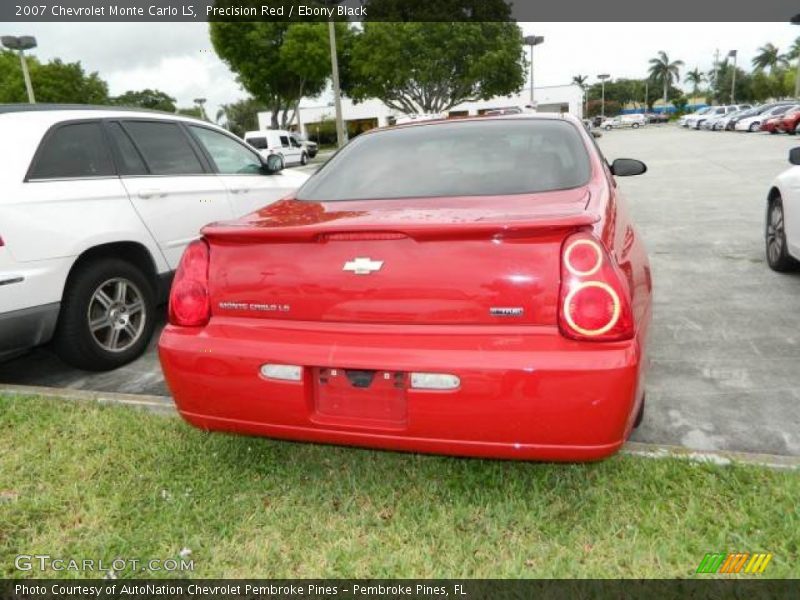 Precision Red / Ebony Black 2007 Chevrolet Monte Carlo LS