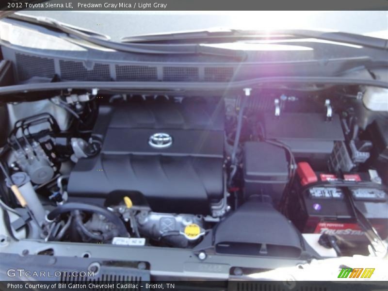 Predawn Gray Mica / Light Gray 2012 Toyota Sienna LE