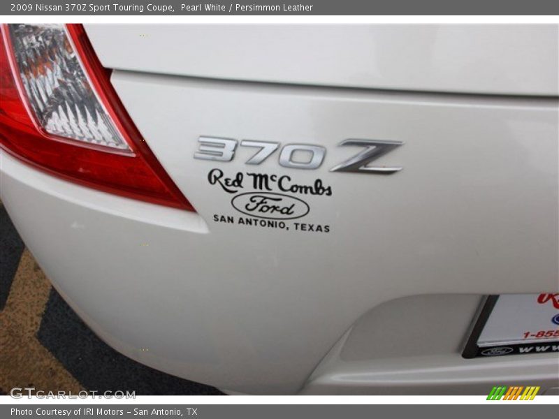 Pearl White / Persimmon Leather 2009 Nissan 370Z Sport Touring Coupe
