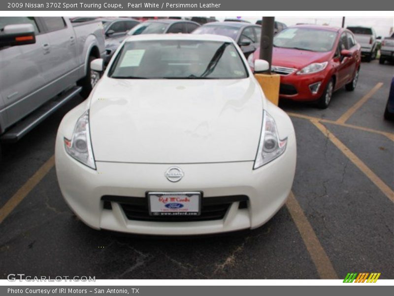 Pearl White / Persimmon Leather 2009 Nissan 370Z Sport Touring Coupe