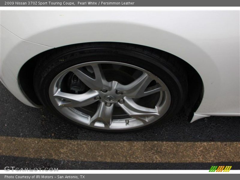 Pearl White / Persimmon Leather 2009 Nissan 370Z Sport Touring Coupe
