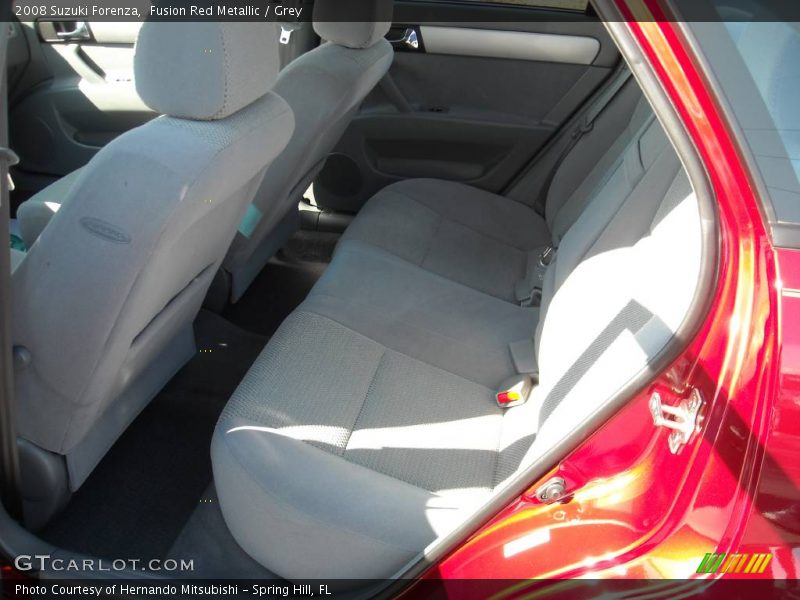 Fusion Red Metallic / Grey 2008 Suzuki Forenza