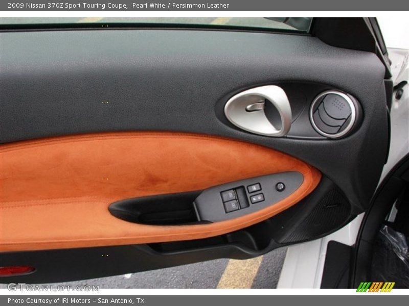 Pearl White / Persimmon Leather 2009 Nissan 370Z Sport Touring Coupe