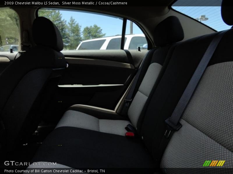 Silver Moss Metallic / Cocoa/Cashmere 2009 Chevrolet Malibu LS Sedan