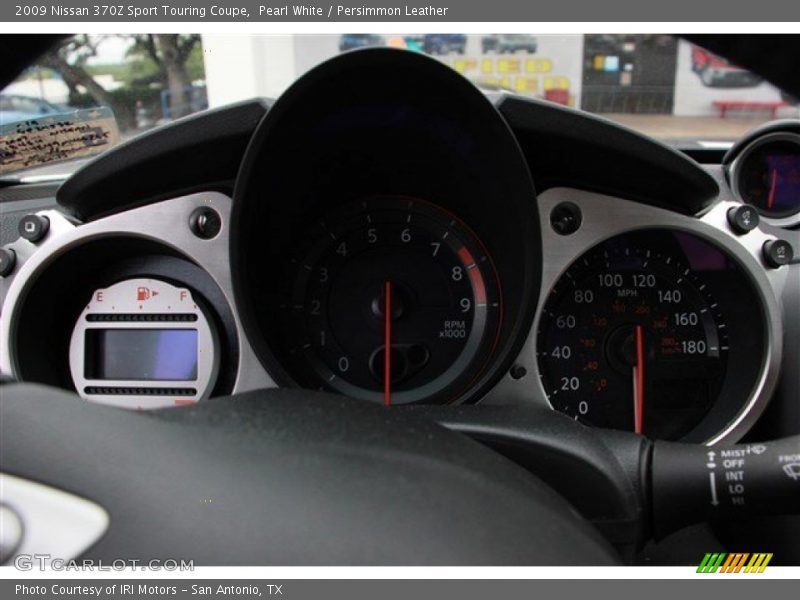 Pearl White / Persimmon Leather 2009 Nissan 370Z Sport Touring Coupe