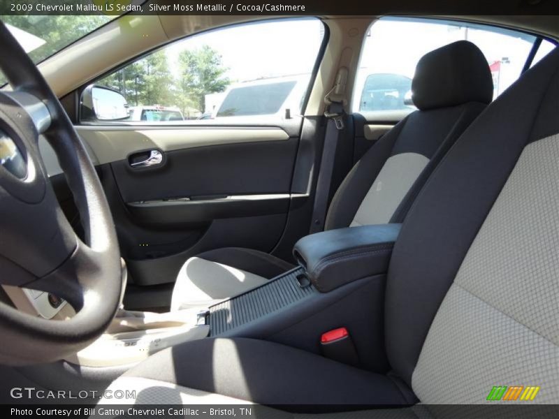Silver Moss Metallic / Cocoa/Cashmere 2009 Chevrolet Malibu LS Sedan
