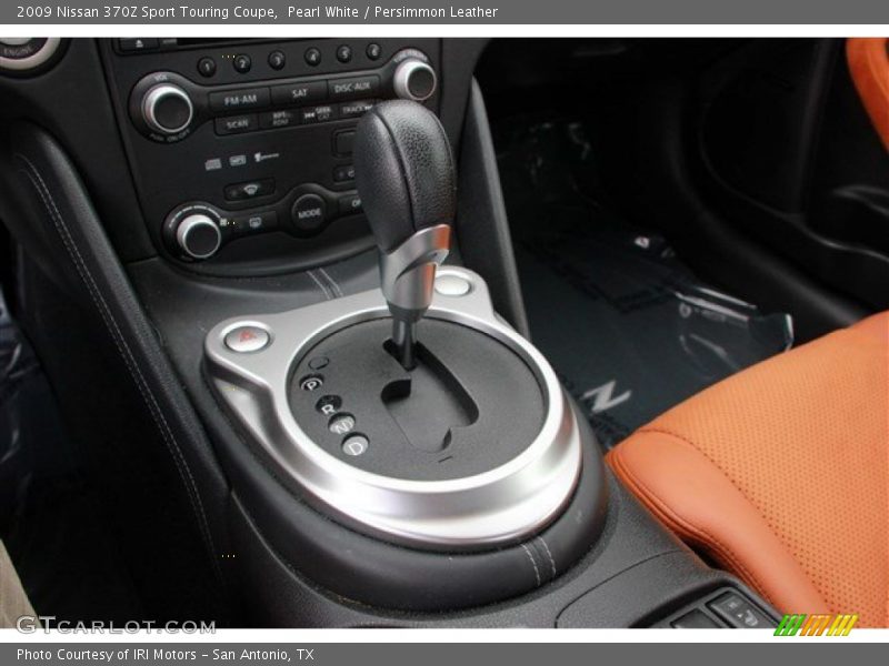 Pearl White / Persimmon Leather 2009 Nissan 370Z Sport Touring Coupe
