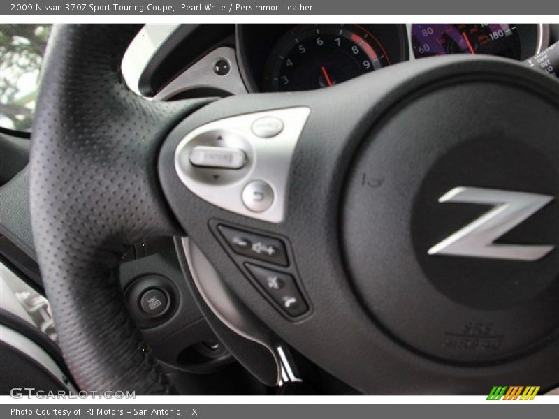 Pearl White / Persimmon Leather 2009 Nissan 370Z Sport Touring Coupe
