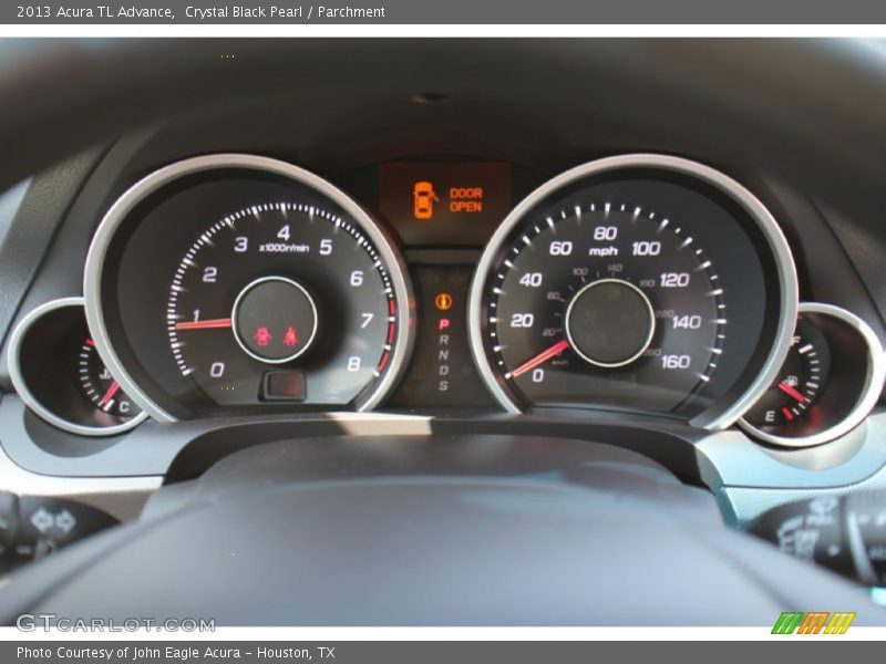 Crystal Black Pearl / Parchment 2013 Acura TL Advance