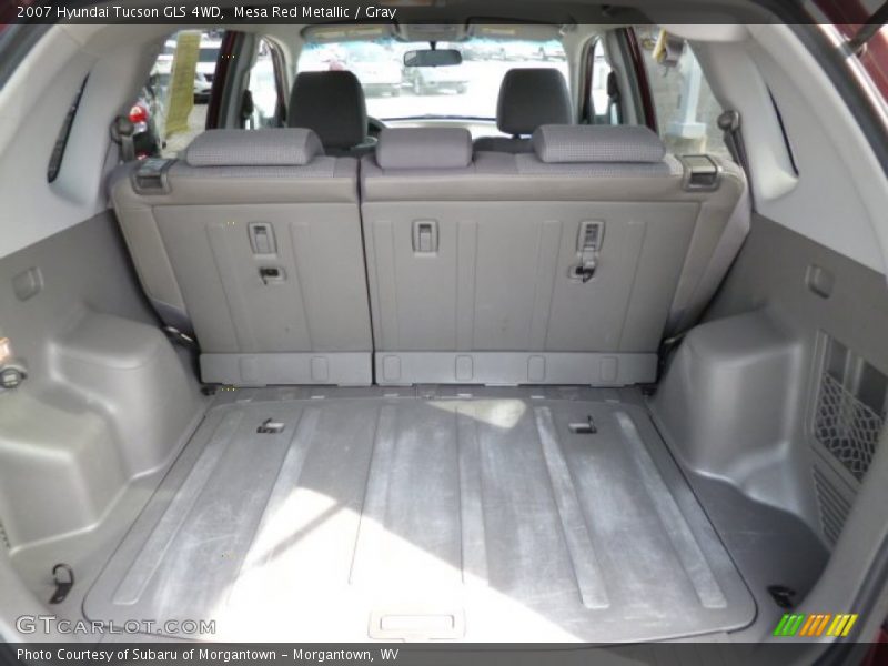 Mesa Red Metallic / Gray 2007 Hyundai Tucson GLS 4WD