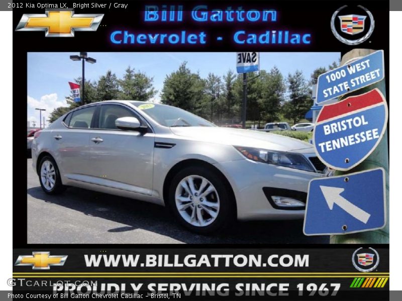 Bright Silver / Gray 2012 Kia Optima LX