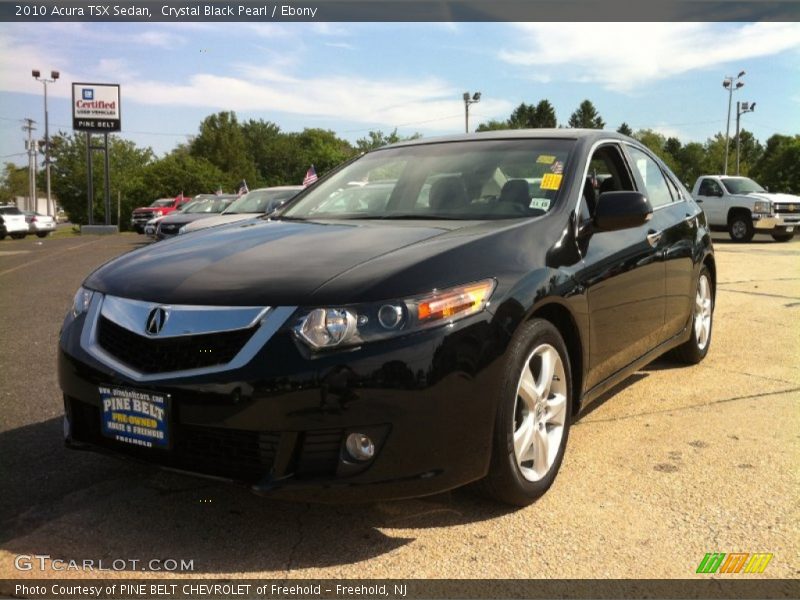 Crystal Black Pearl / Ebony 2010 Acura TSX Sedan