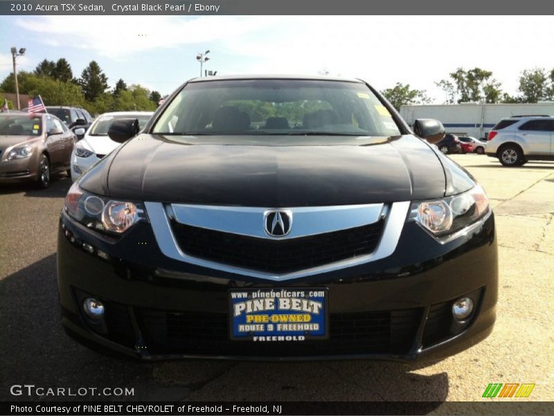 Crystal Black Pearl / Ebony 2010 Acura TSX Sedan
