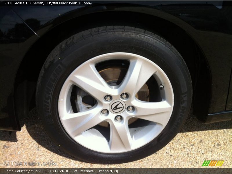 Crystal Black Pearl / Ebony 2010 Acura TSX Sedan