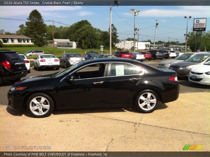 Crystal Black Pearl / Ebony 2010 Acura TSX Sedan