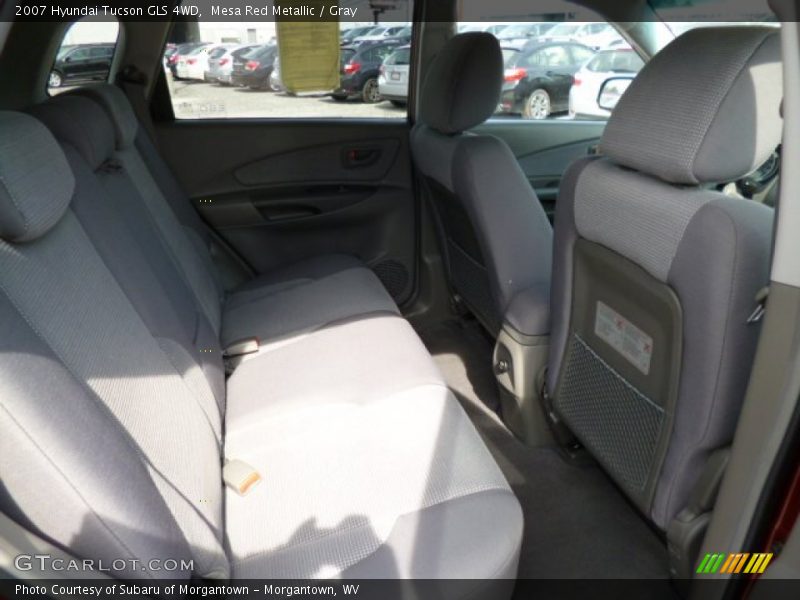 Mesa Red Metallic / Gray 2007 Hyundai Tucson GLS 4WD