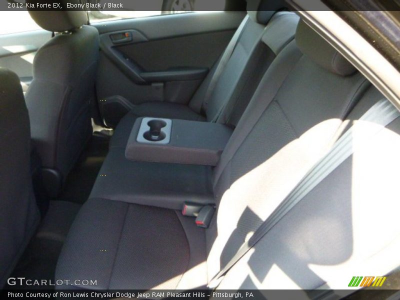 Ebony Black / Black 2012 Kia Forte EX