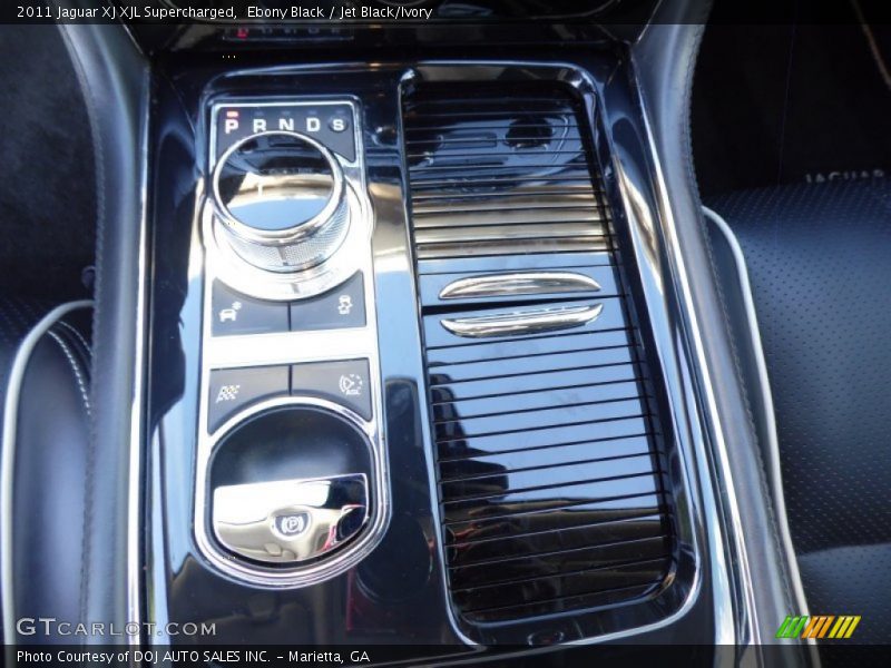 Ebony Black / Jet Black/Ivory 2011 Jaguar XJ XJL Supercharged