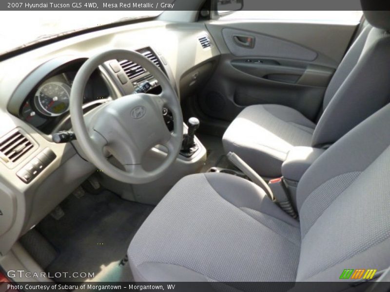 Gray Interior - 2007 Tucson GLS 4WD 