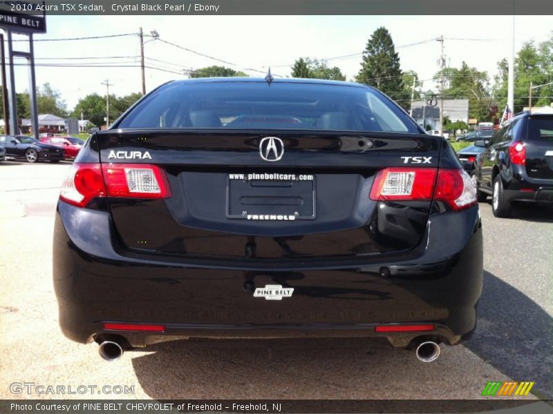 Crystal Black Pearl / Ebony 2010 Acura TSX Sedan