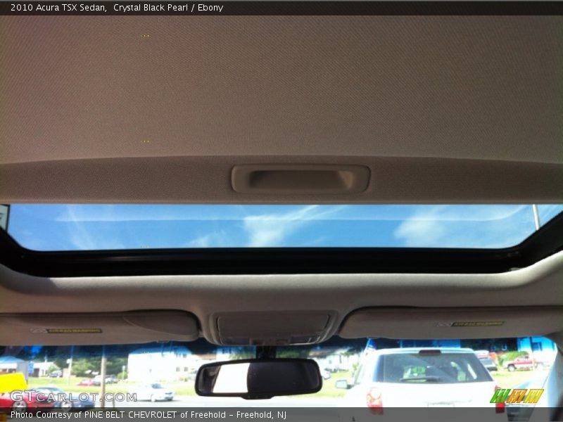 Crystal Black Pearl / Ebony 2010 Acura TSX Sedan