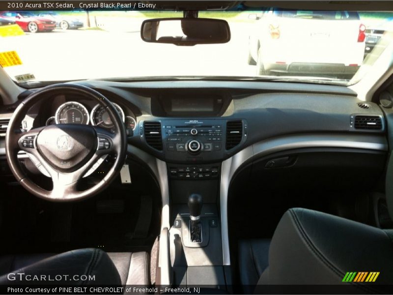 Crystal Black Pearl / Ebony 2010 Acura TSX Sedan