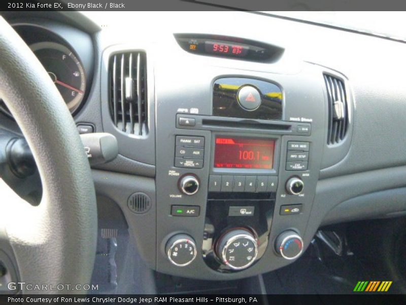 Ebony Black / Black 2012 Kia Forte EX