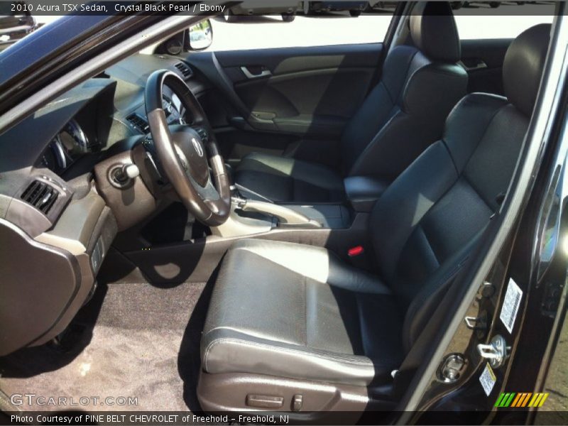 Crystal Black Pearl / Ebony 2010 Acura TSX Sedan