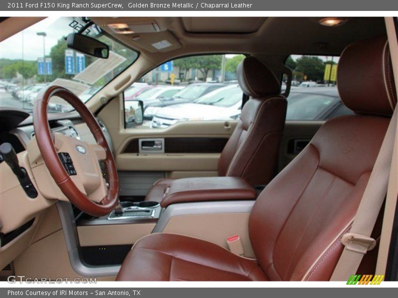 Golden Bronze Metallic / Chaparral Leather 2011 Ford F150 King Ranch SuperCrew