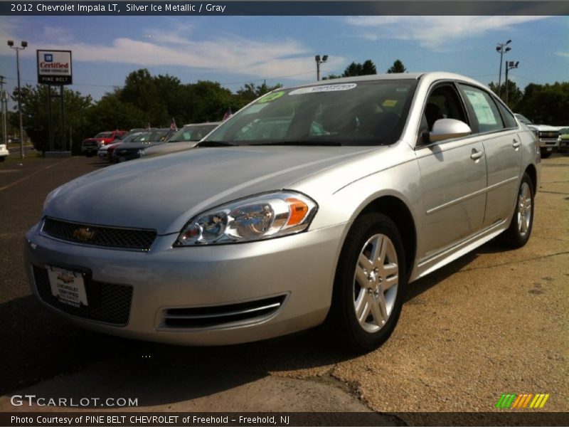 Silver Ice Metallic / Gray 2012 Chevrolet Impala LT
