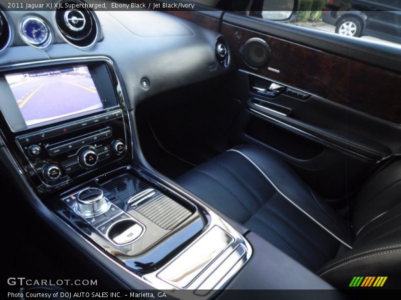 Ebony Black / Jet Black/Ivory 2011 Jaguar XJ XJL Supercharged