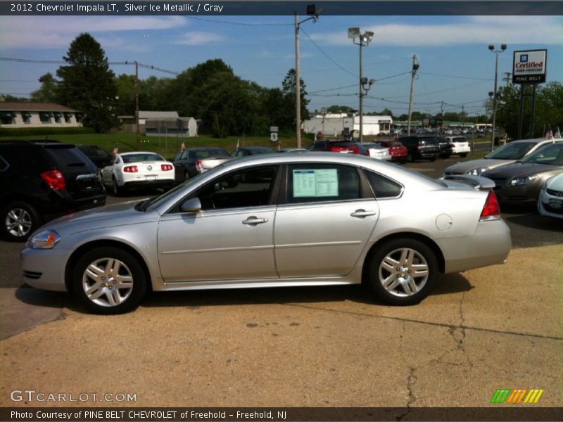 Silver Ice Metallic / Gray 2012 Chevrolet Impala LT